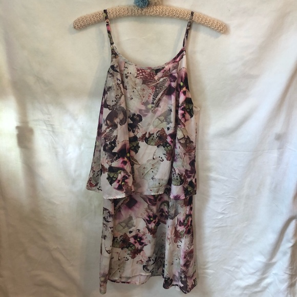 Ladakh Boho Floral Flowy Mini Dress - Picture 5 of 6